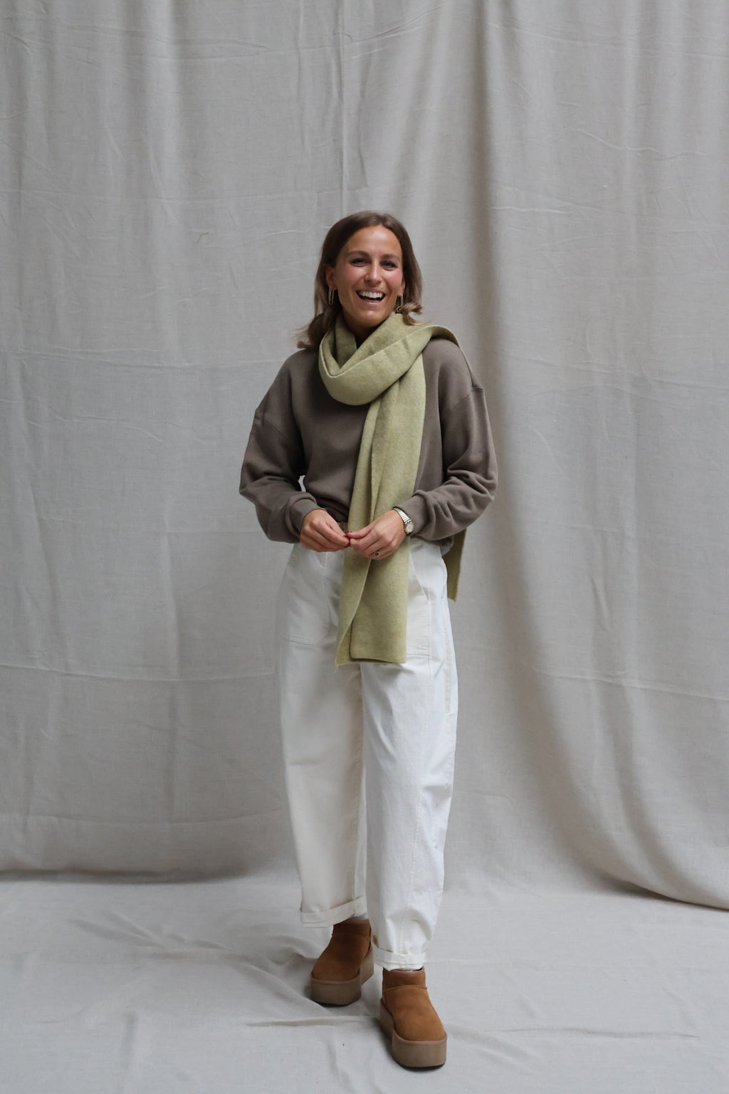 Justine sweater kaki