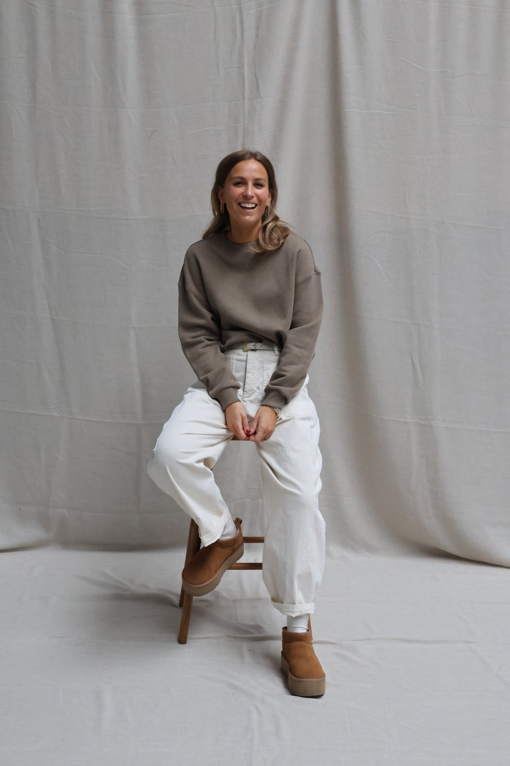 Justine sweater kaki