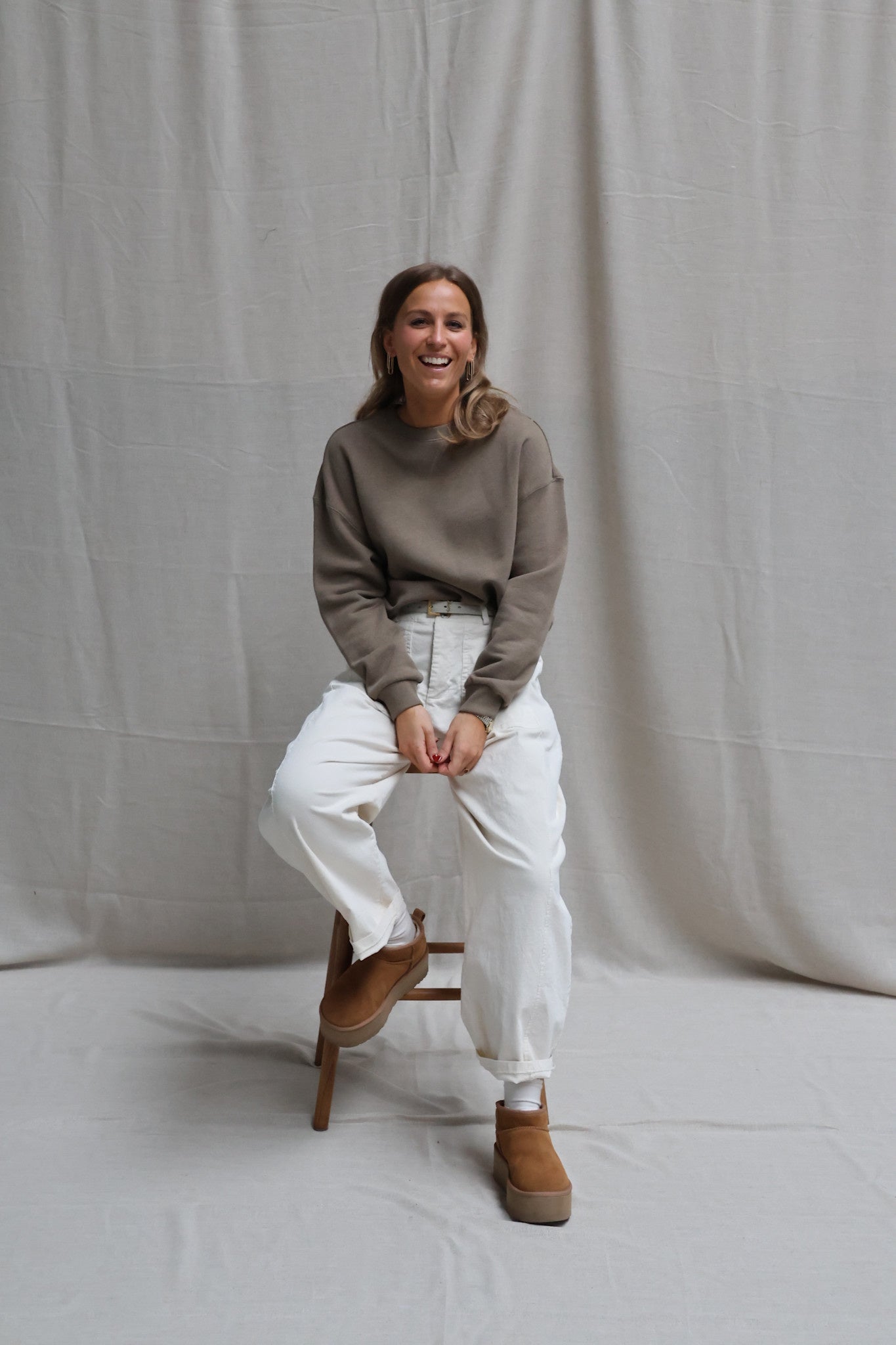 Justine sweater kaki