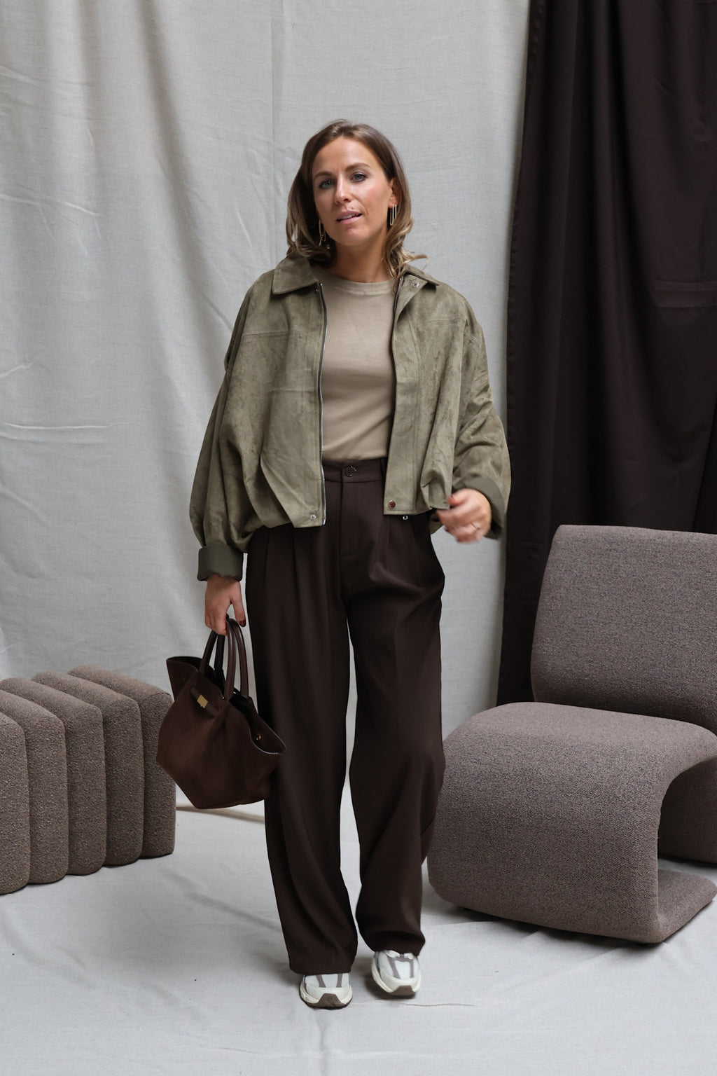 Lut longsleeve soft kaki