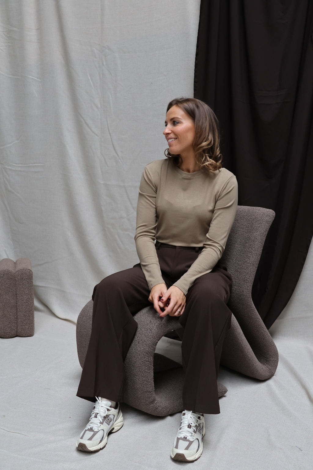 Lut longsleeve soft kaki