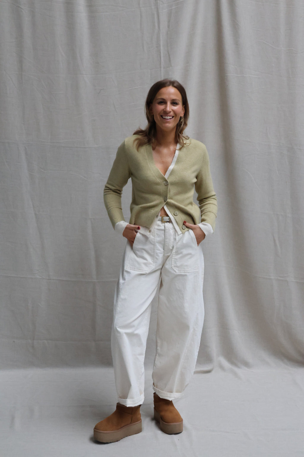 Fleur colorblock cardigan