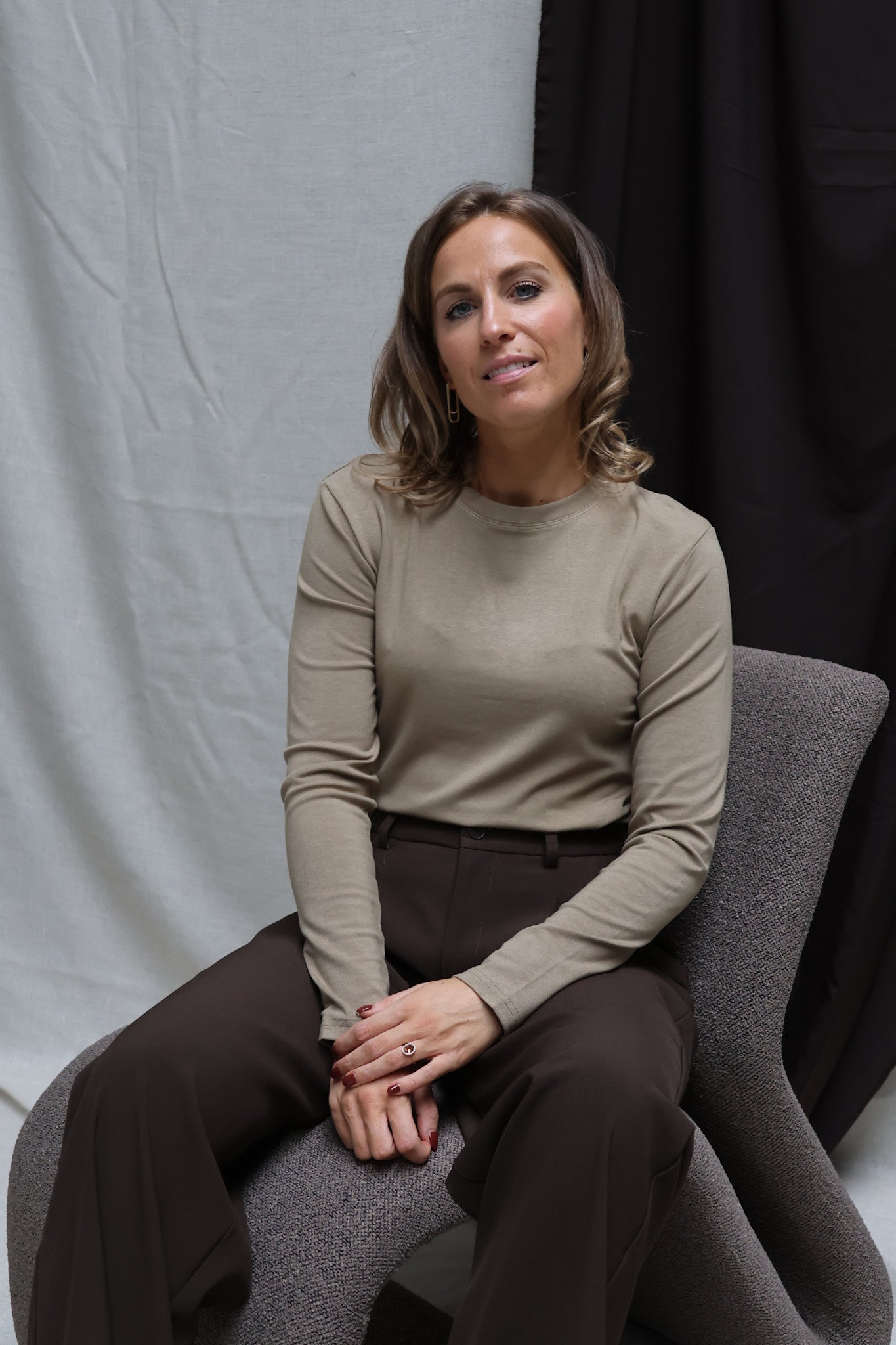 Lut longsleeve soft kaki