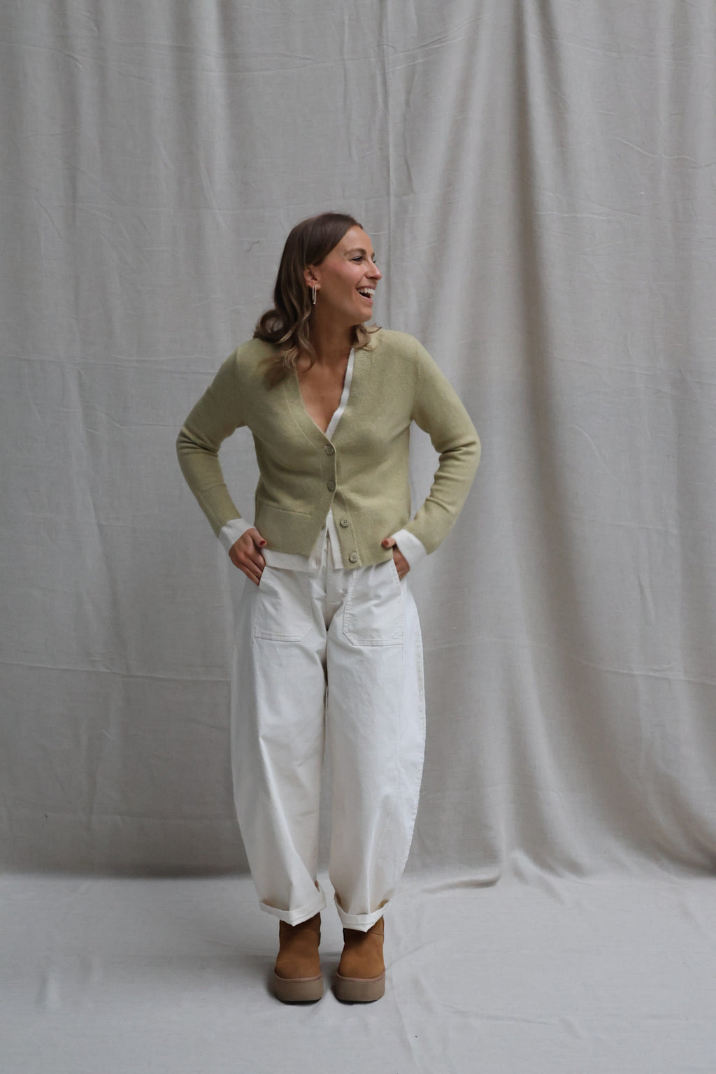 Fleur colorblock cardigan