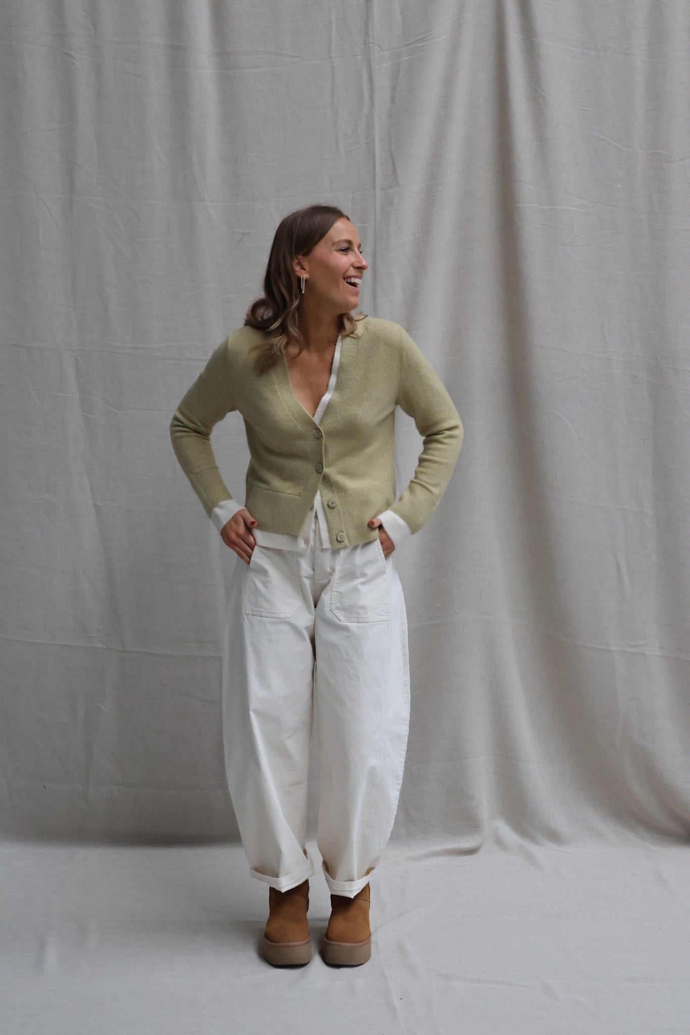 Fleur colorblock cardigan