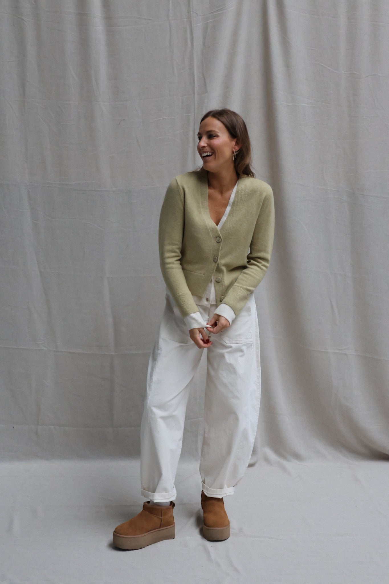 Fleur colorblock cardigan