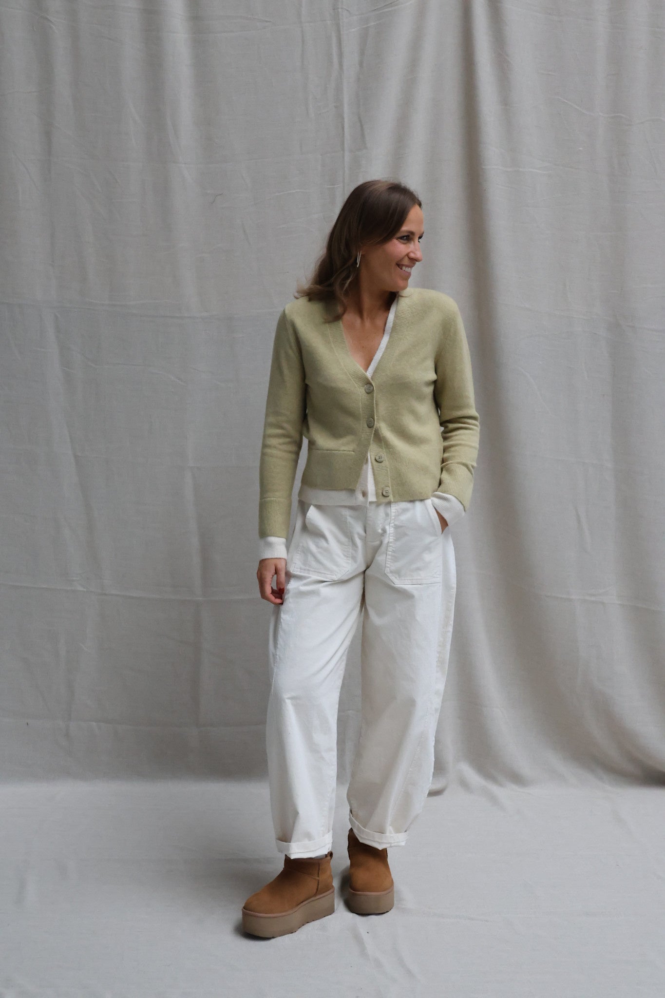 Fleur colorblock cardigan