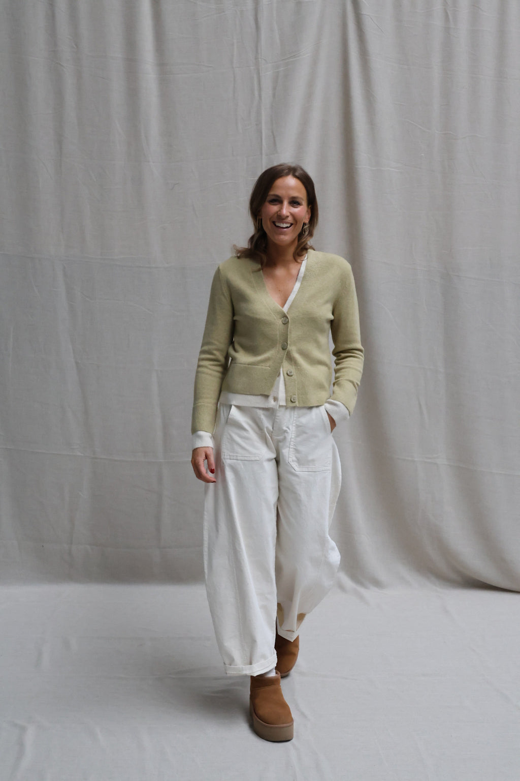 Fleur colorblock cardigan