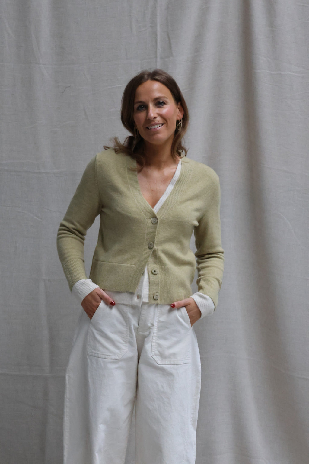 Fleur colorblock cardigan