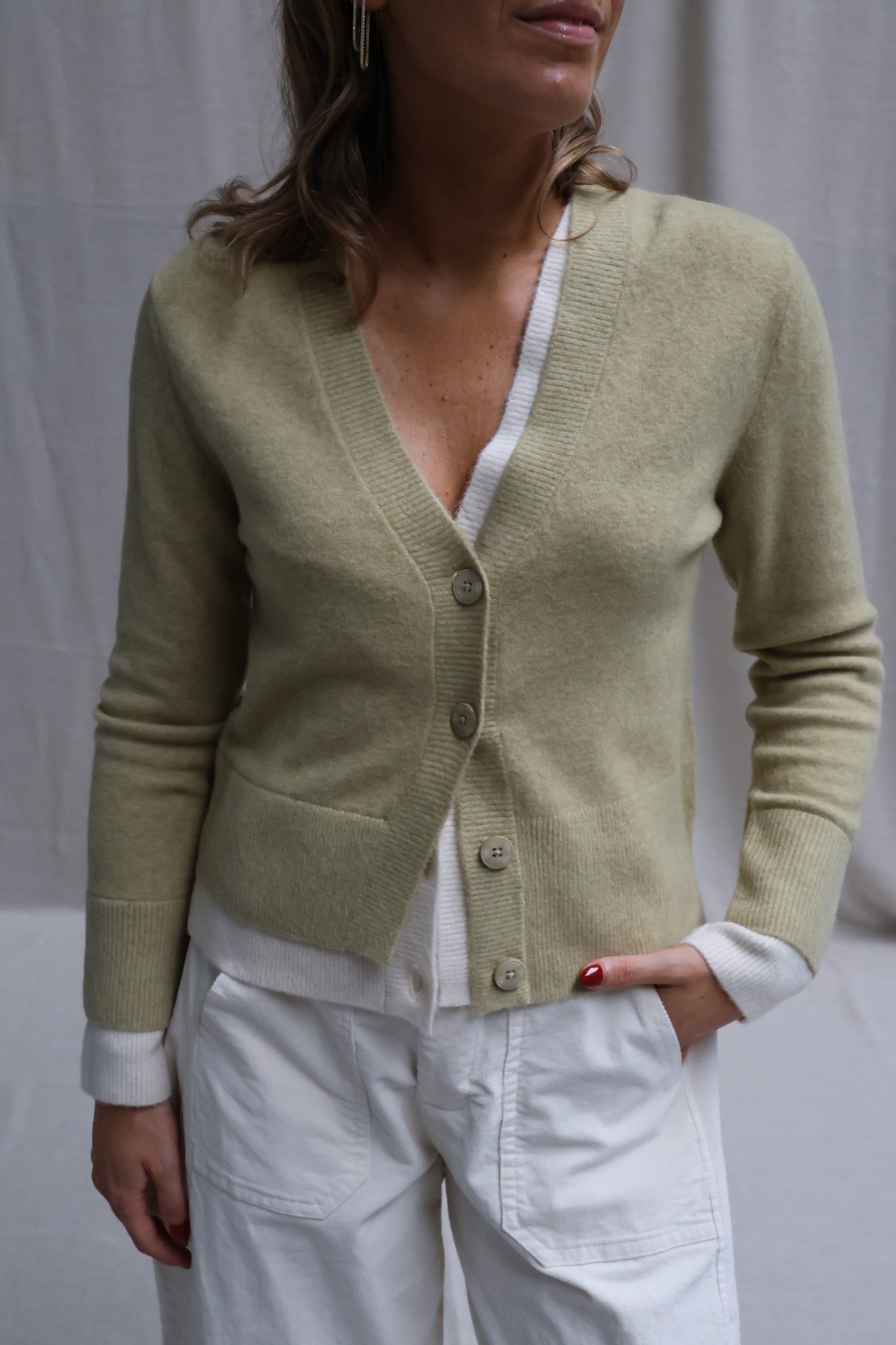 Fleur colorblock cardigan