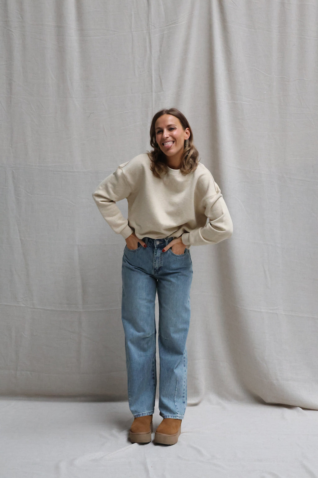 Justine sweater soft camel