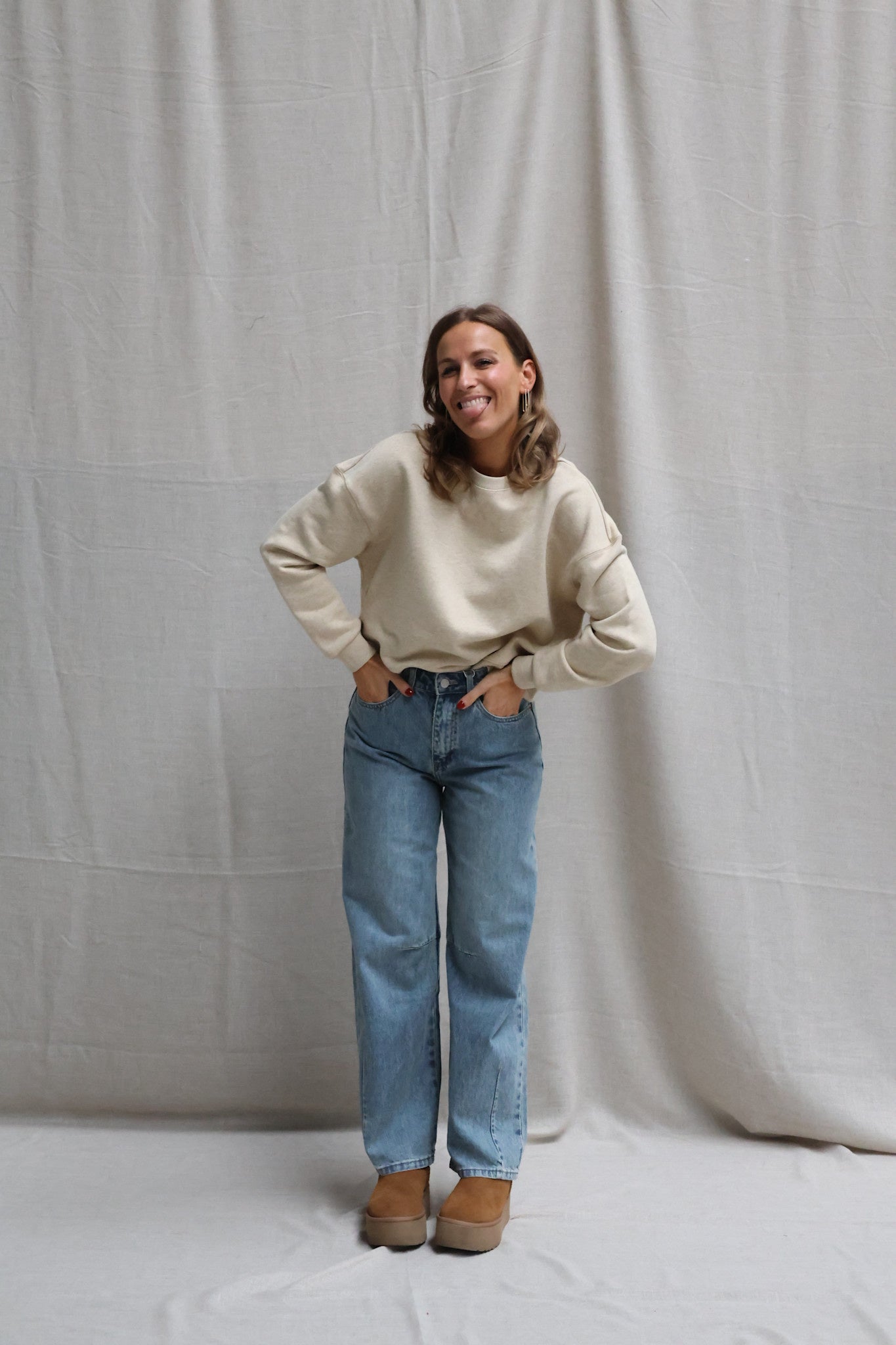 Justine sweater soft camel