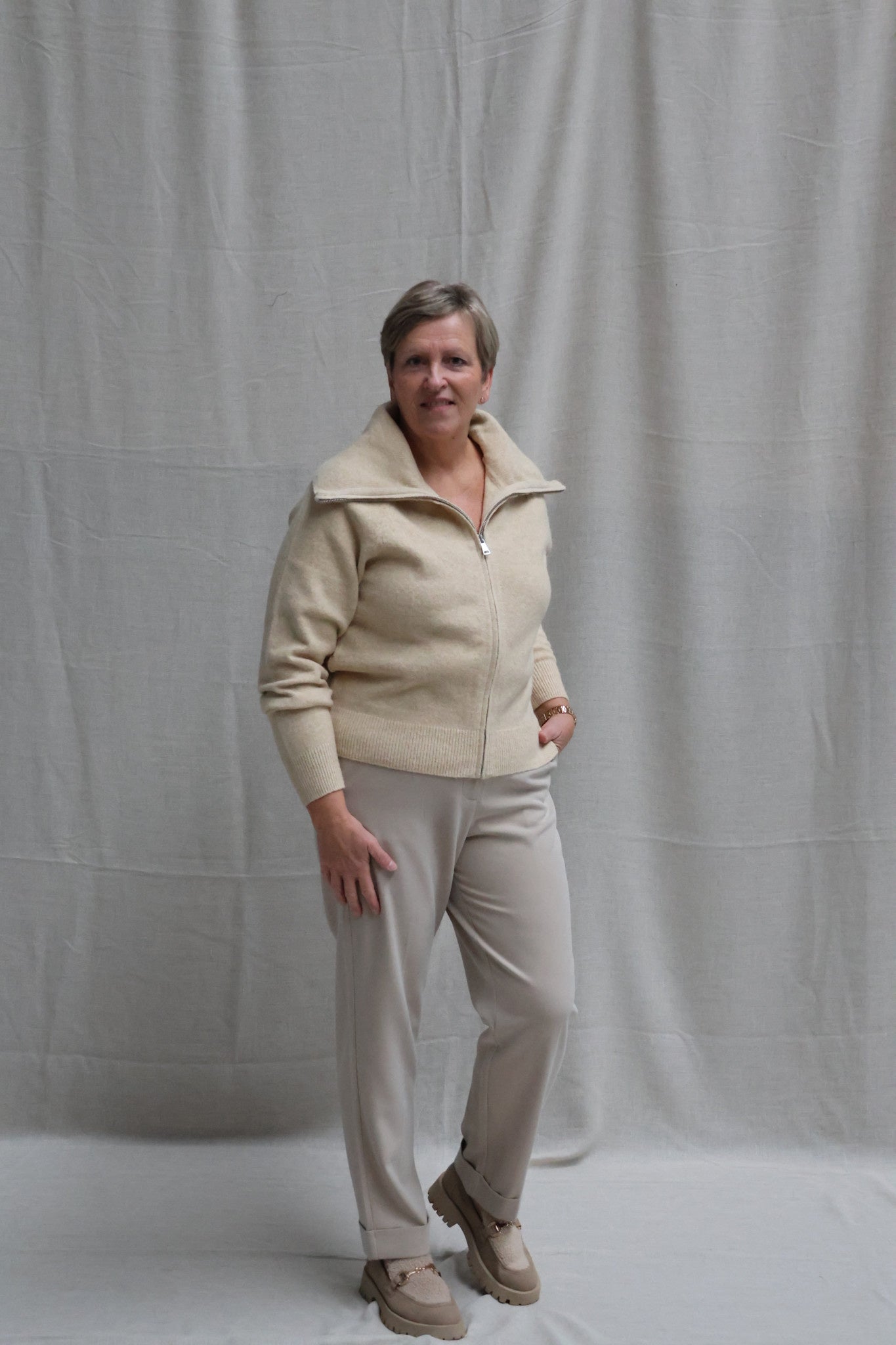 Charlie trousers sand beige