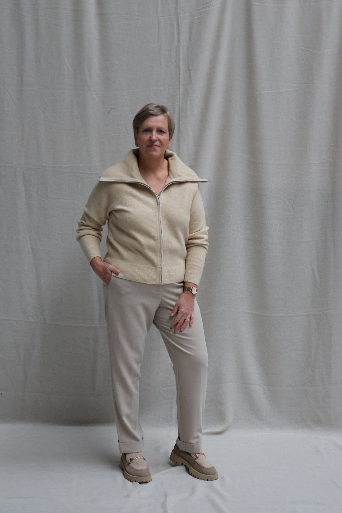 Charlie trousers sand beige