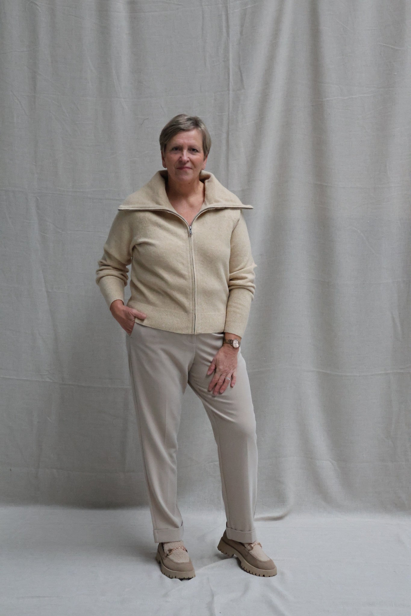Charlie trousers sand beige