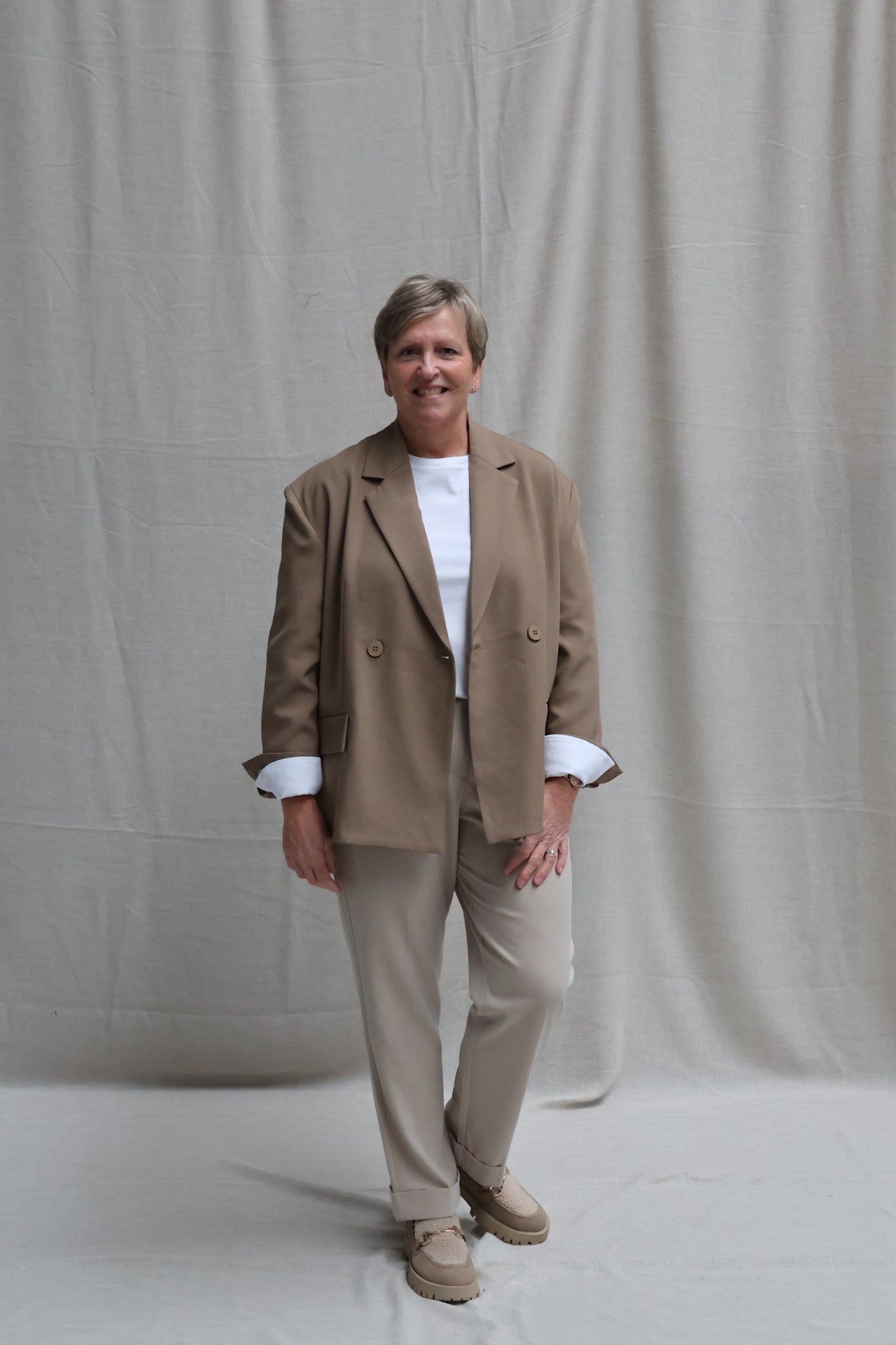 Charlie trousers sand beige