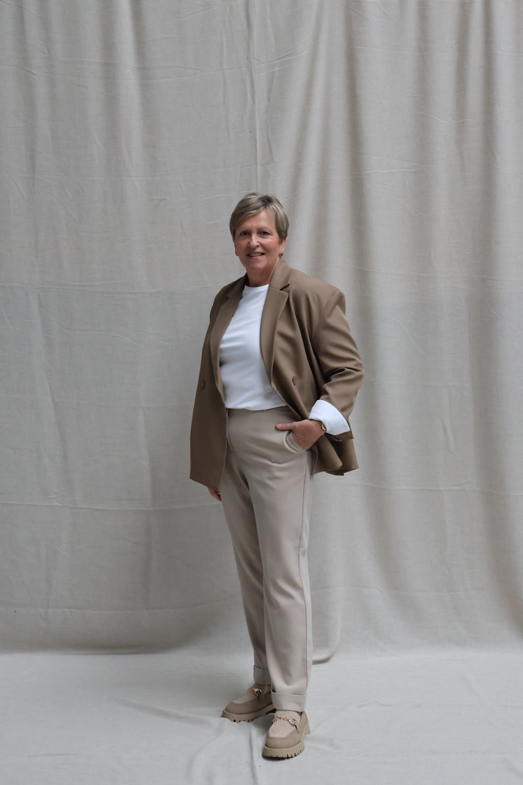 Charlie trousers sand beige