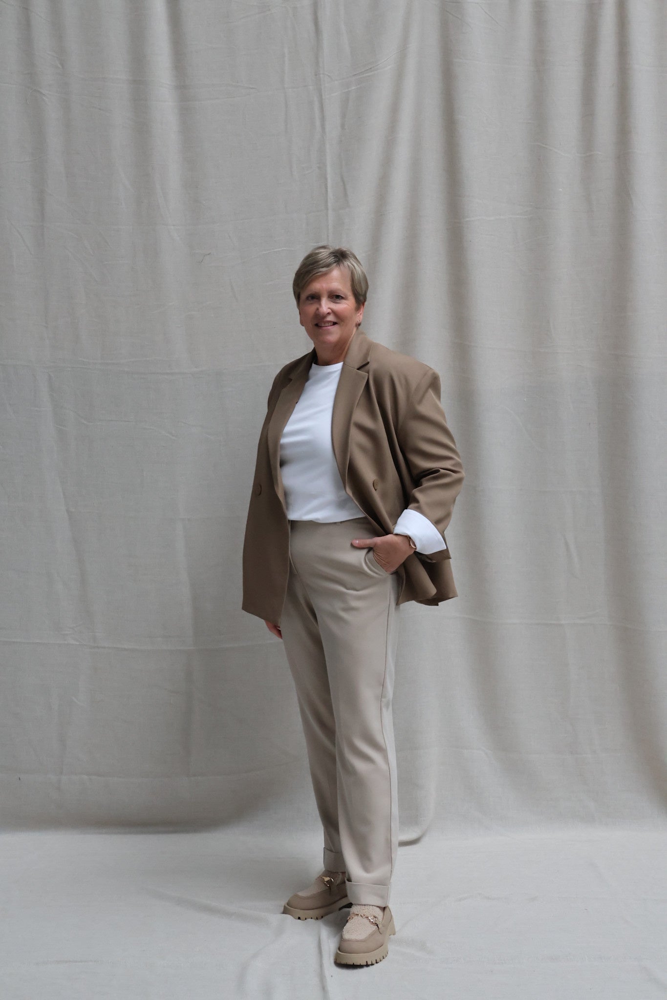 Charlie trousers sand beige