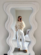 Emilia cable knit beige