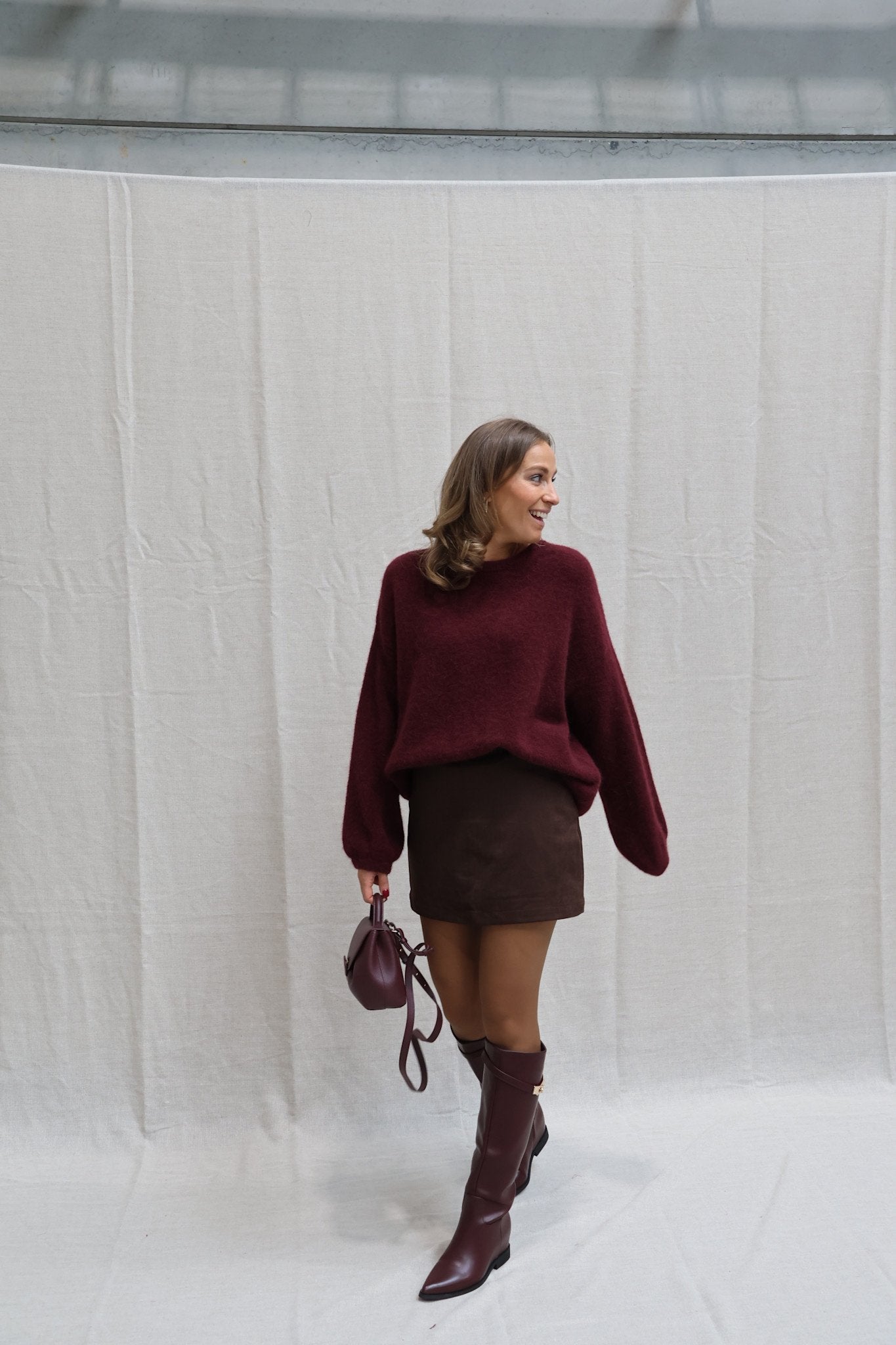 Léontine knit fudge