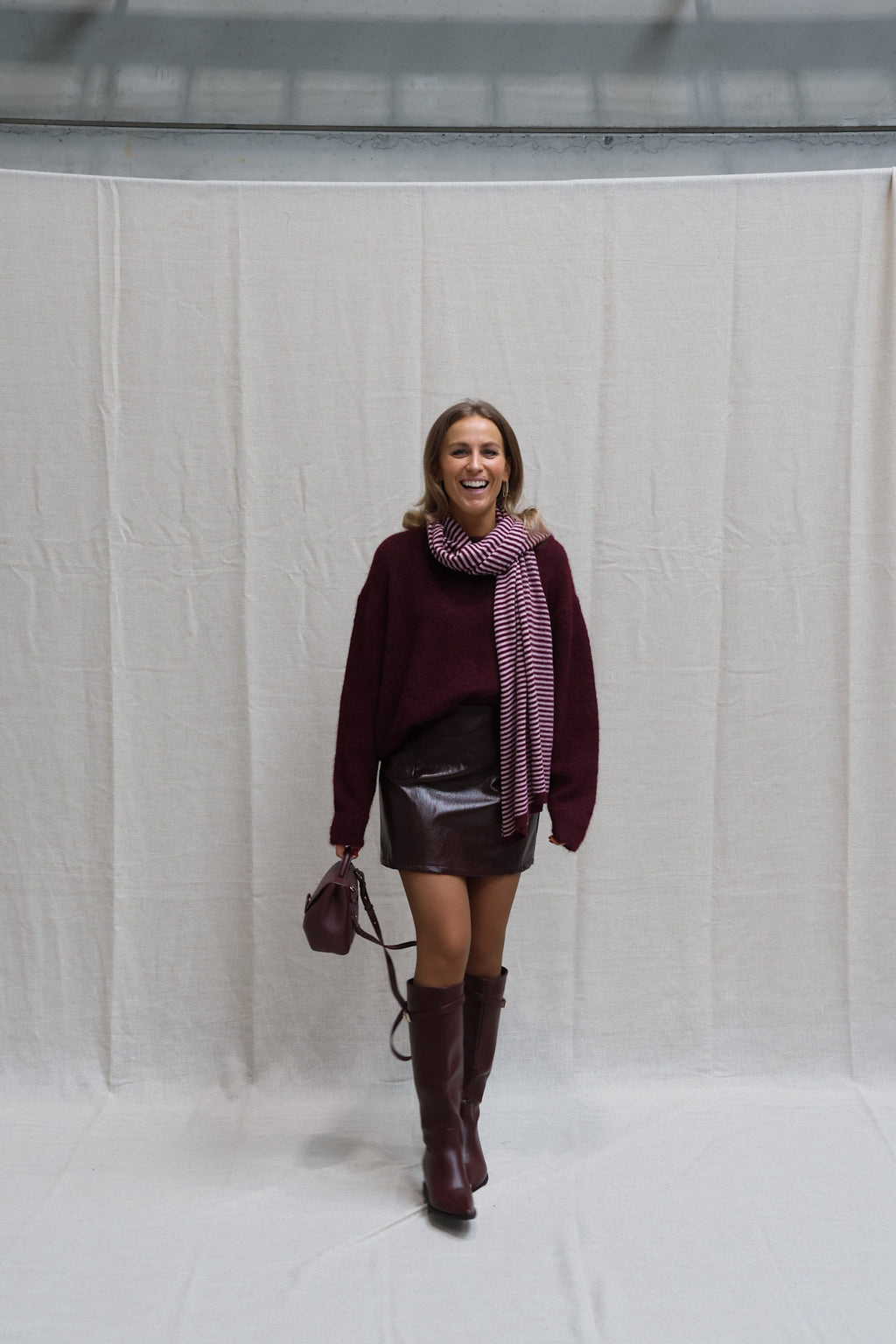 Alfie knit bordeaux