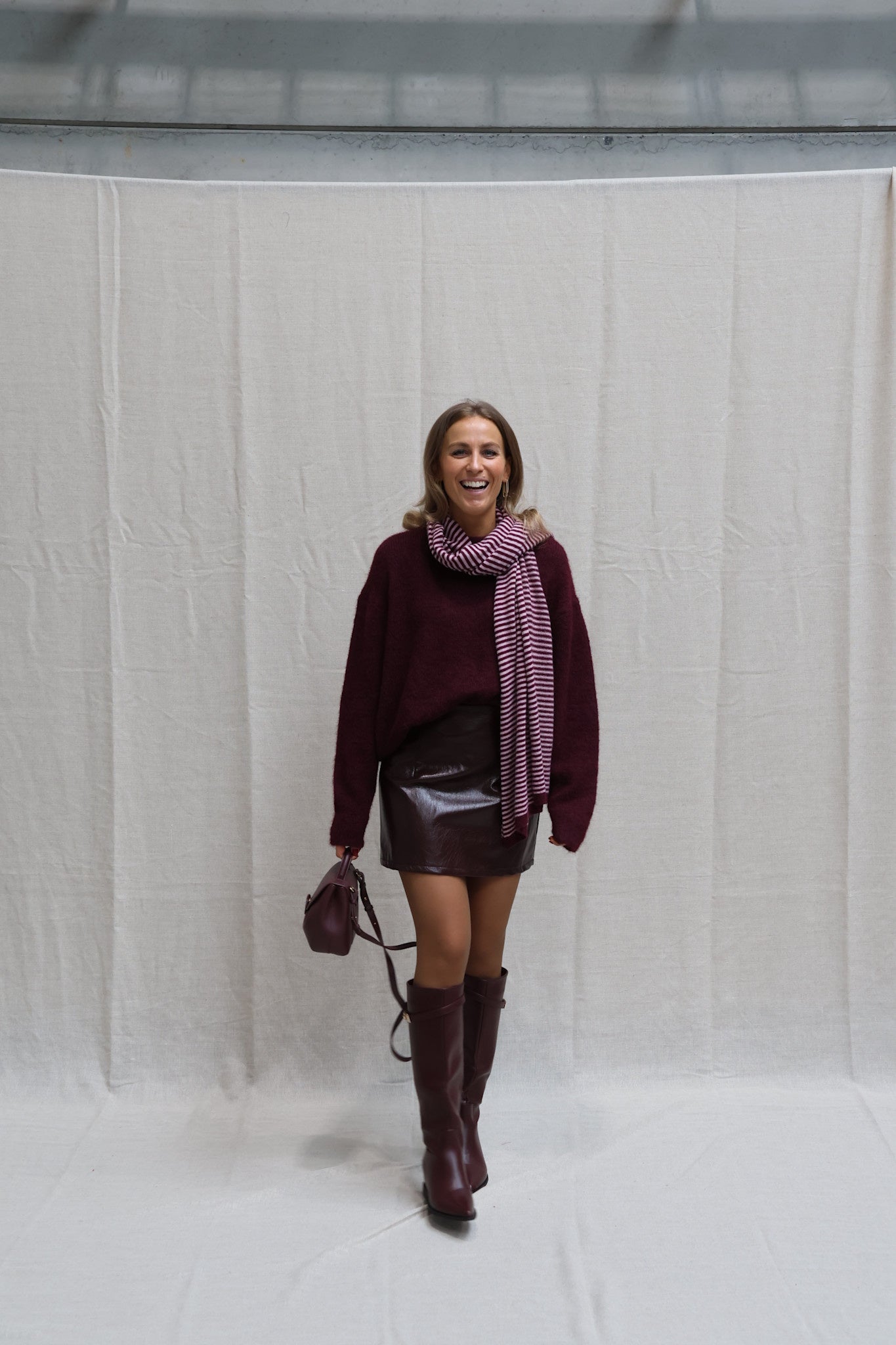 Alfie knit bordeaux