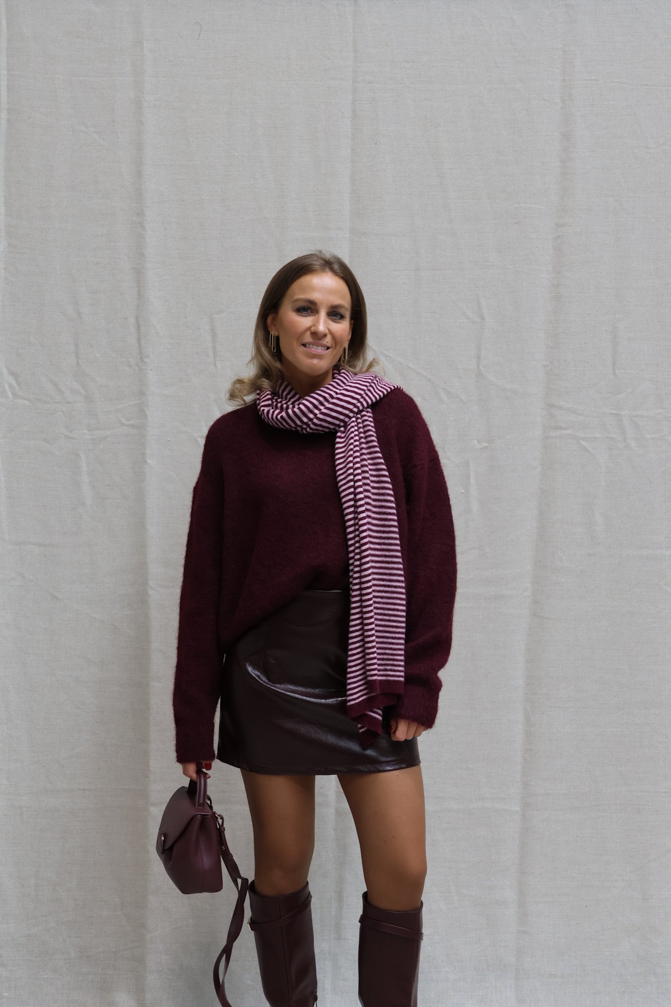 Alfie knit bordeaux