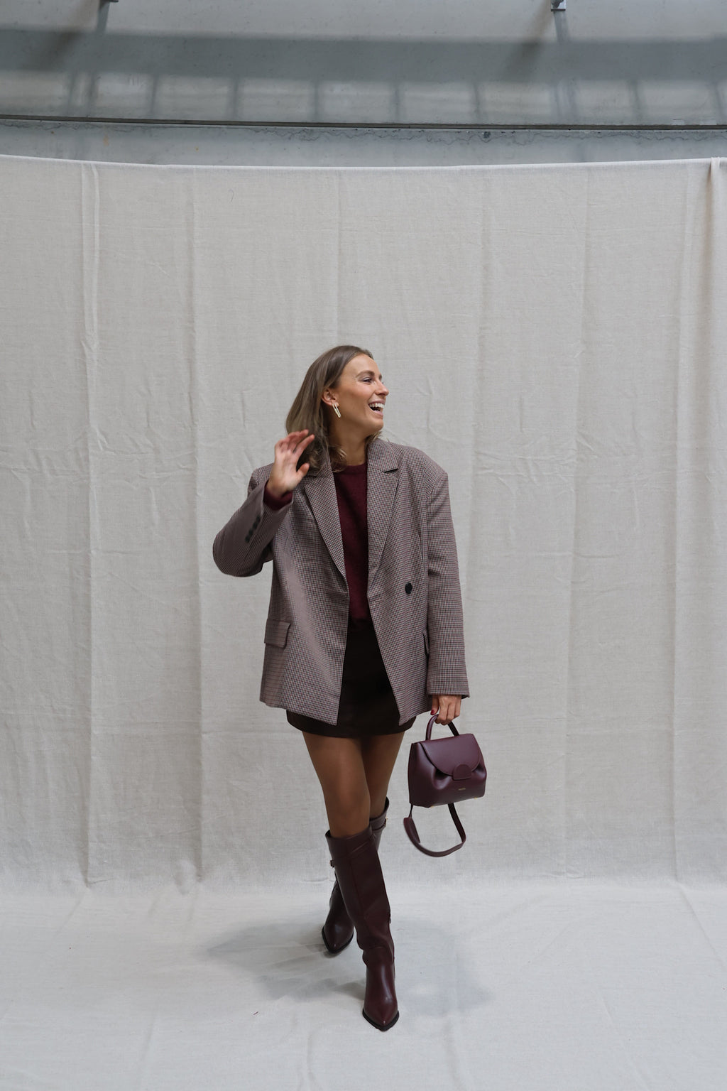 Charly suède skirt choco