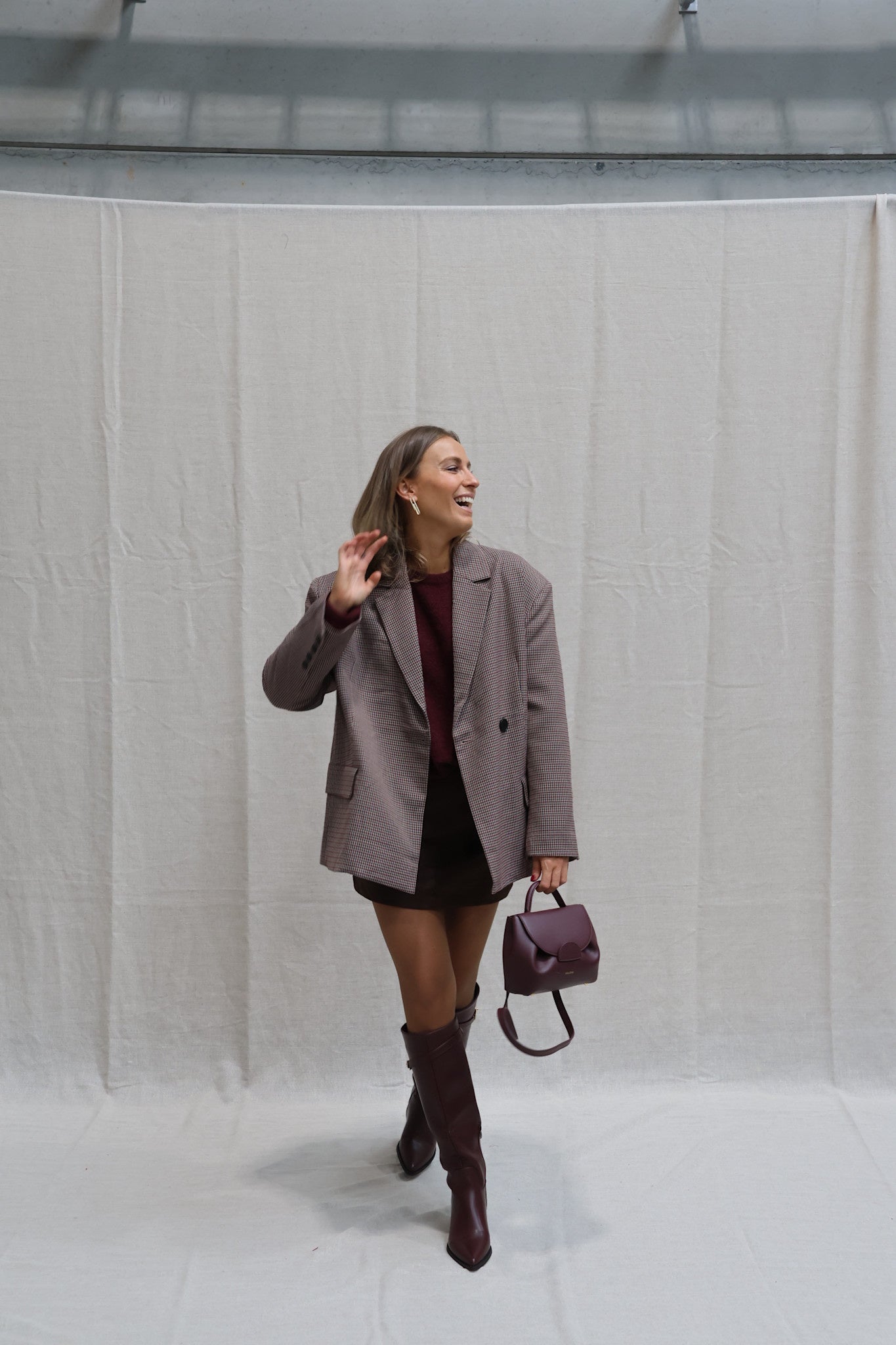 Charly suède skirt choco