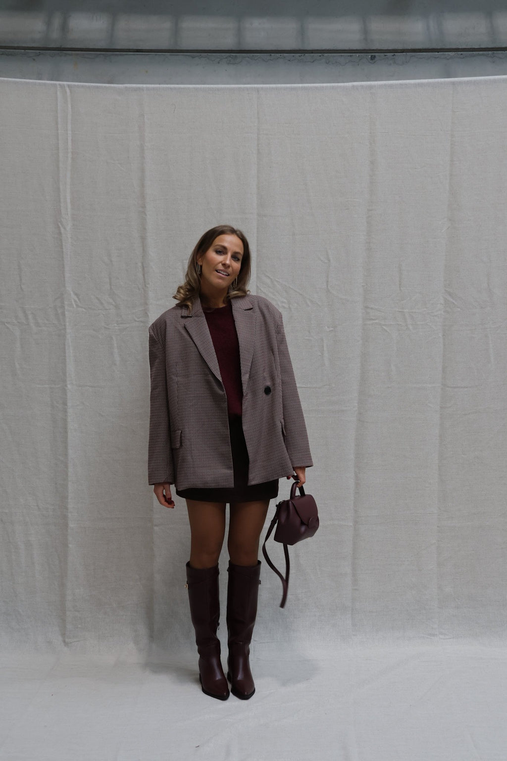 Charly suède skirt choco