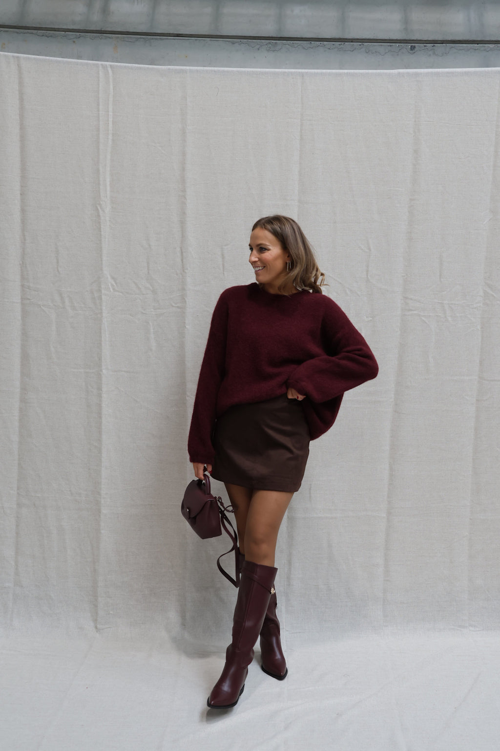 Léontine knit fudge