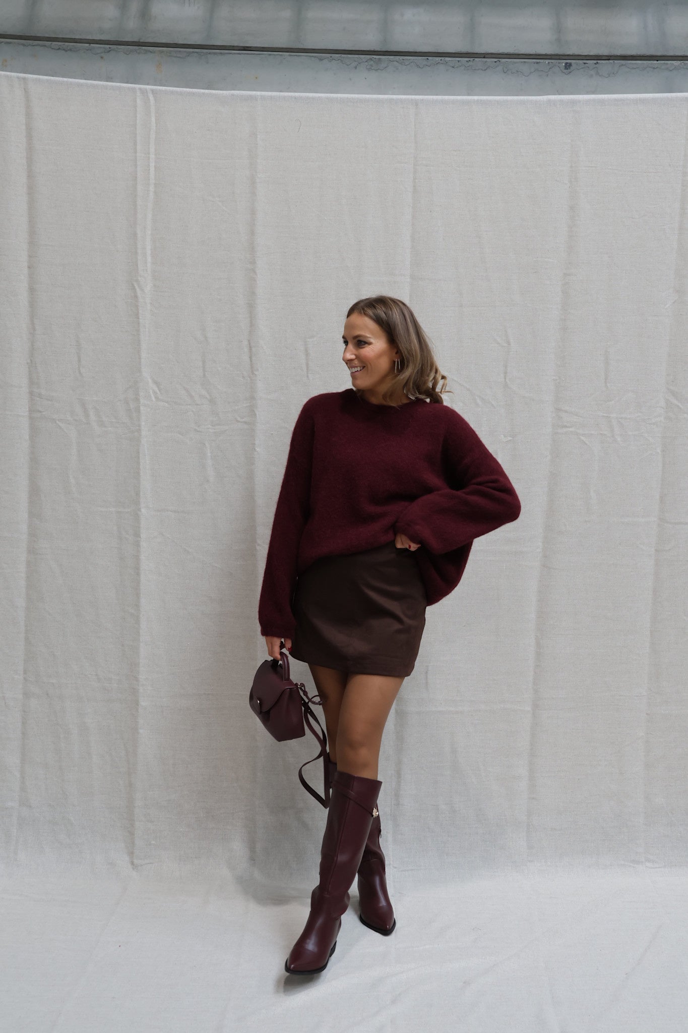 Léontine knit fudge