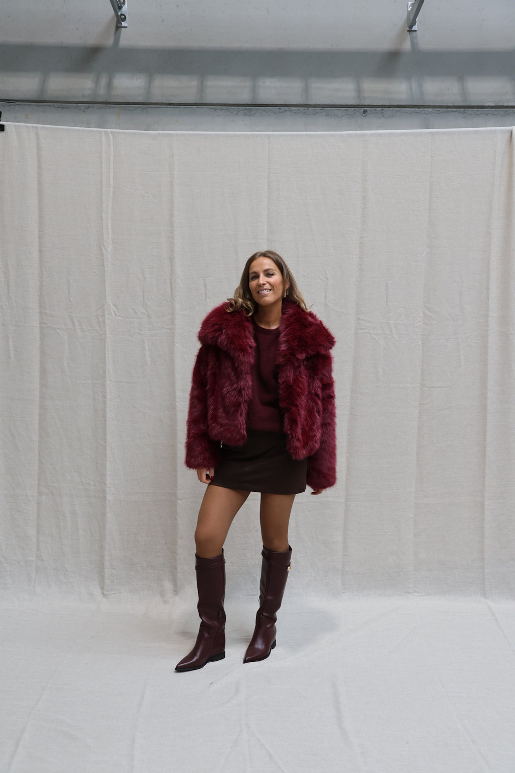 Charly suède skirt choco