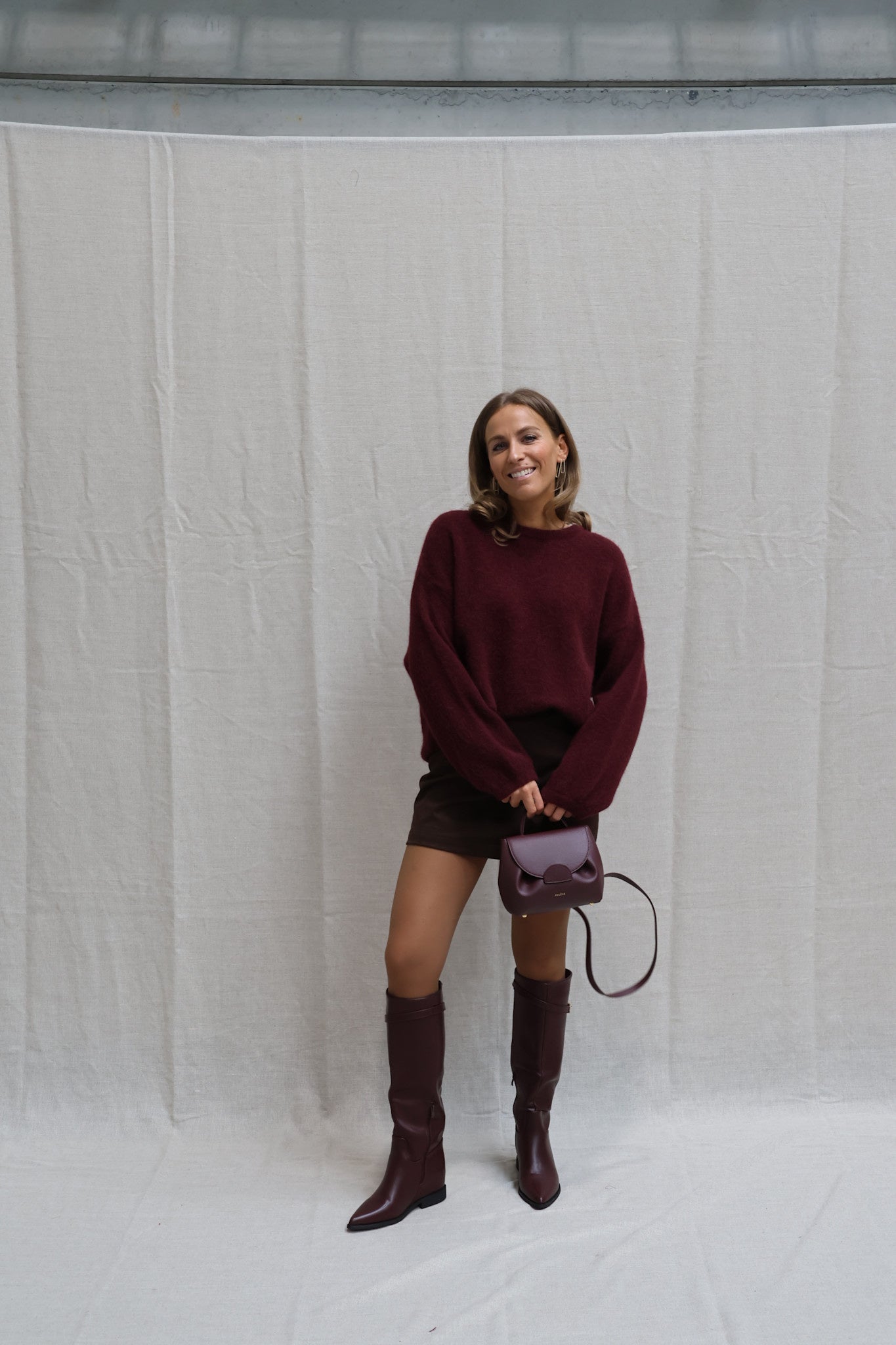 Léontine knit fudge