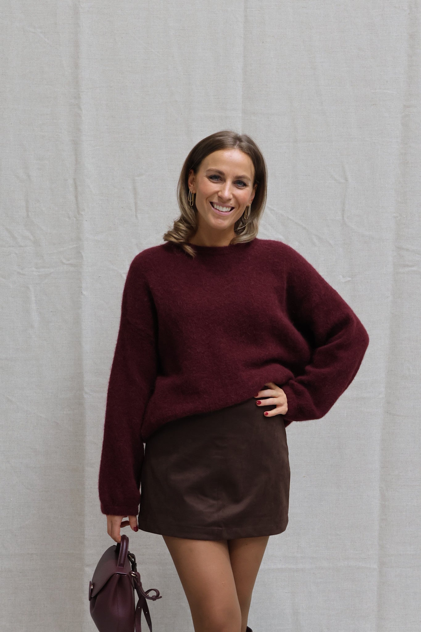 Léontine knit fudge