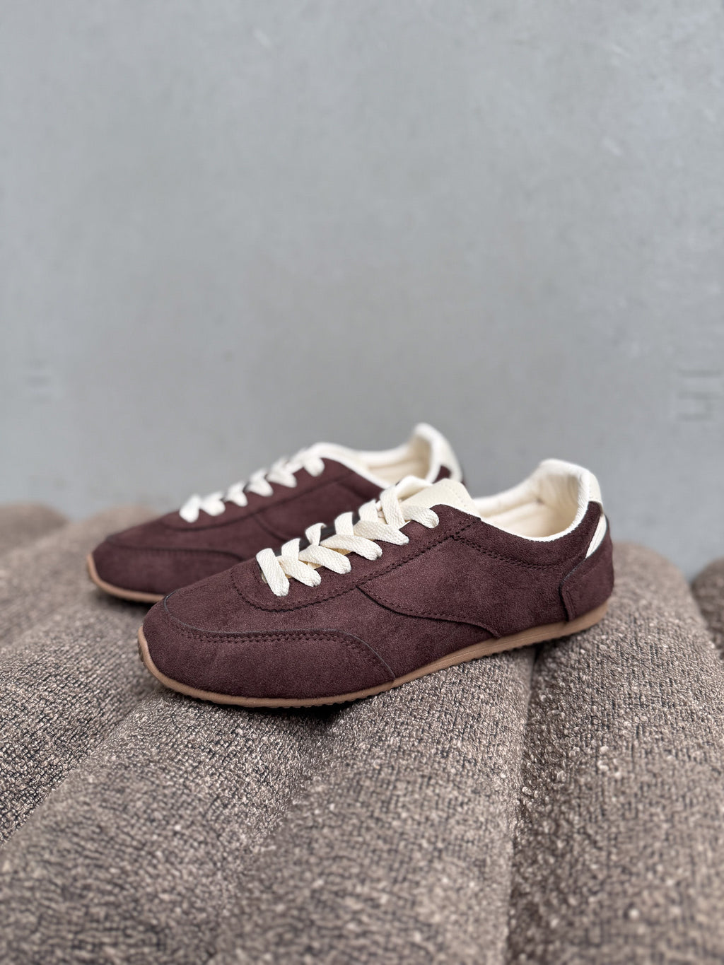 Monique sneakers donkerbruin