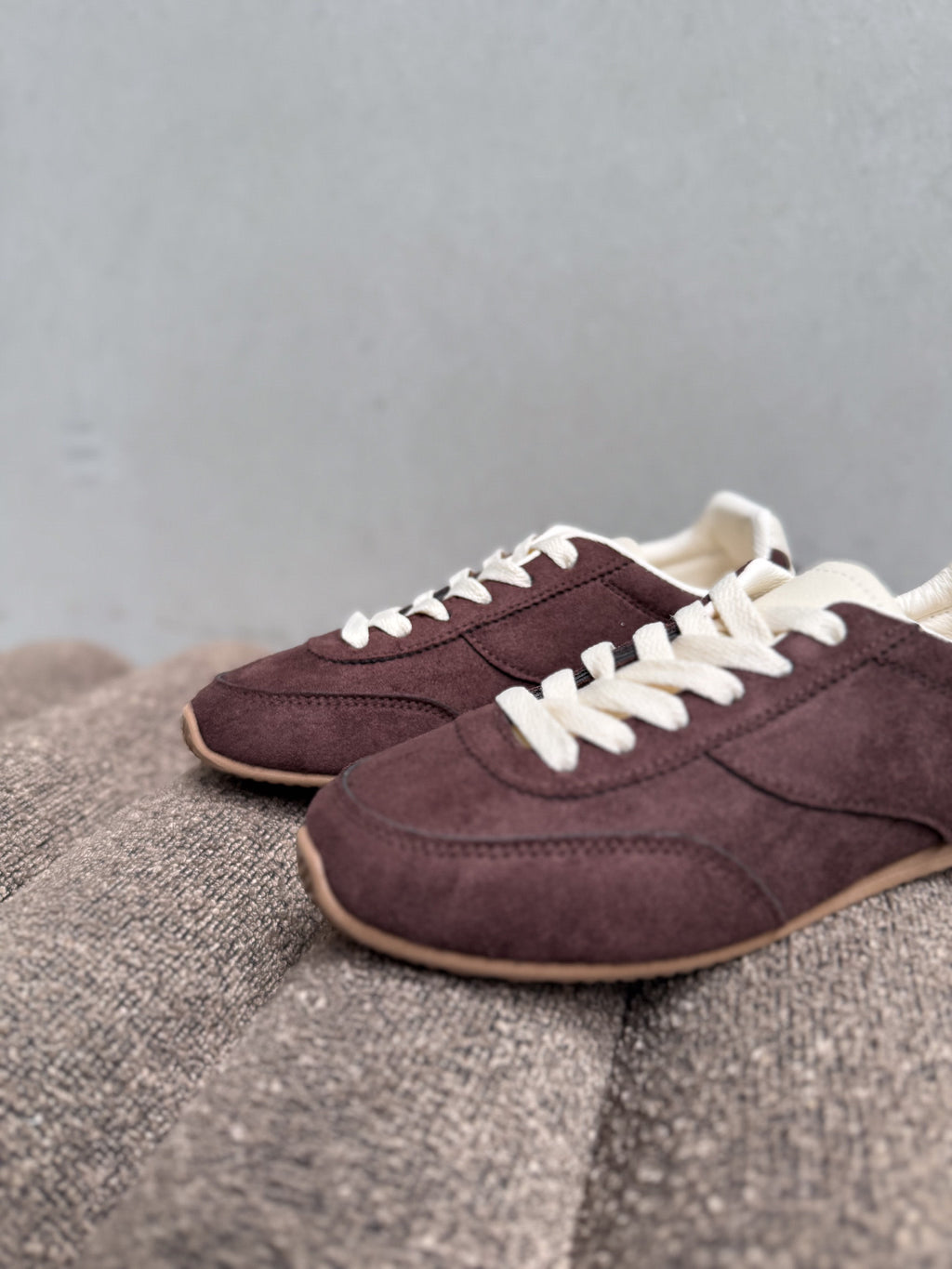 Monique sneakers donkerbruin