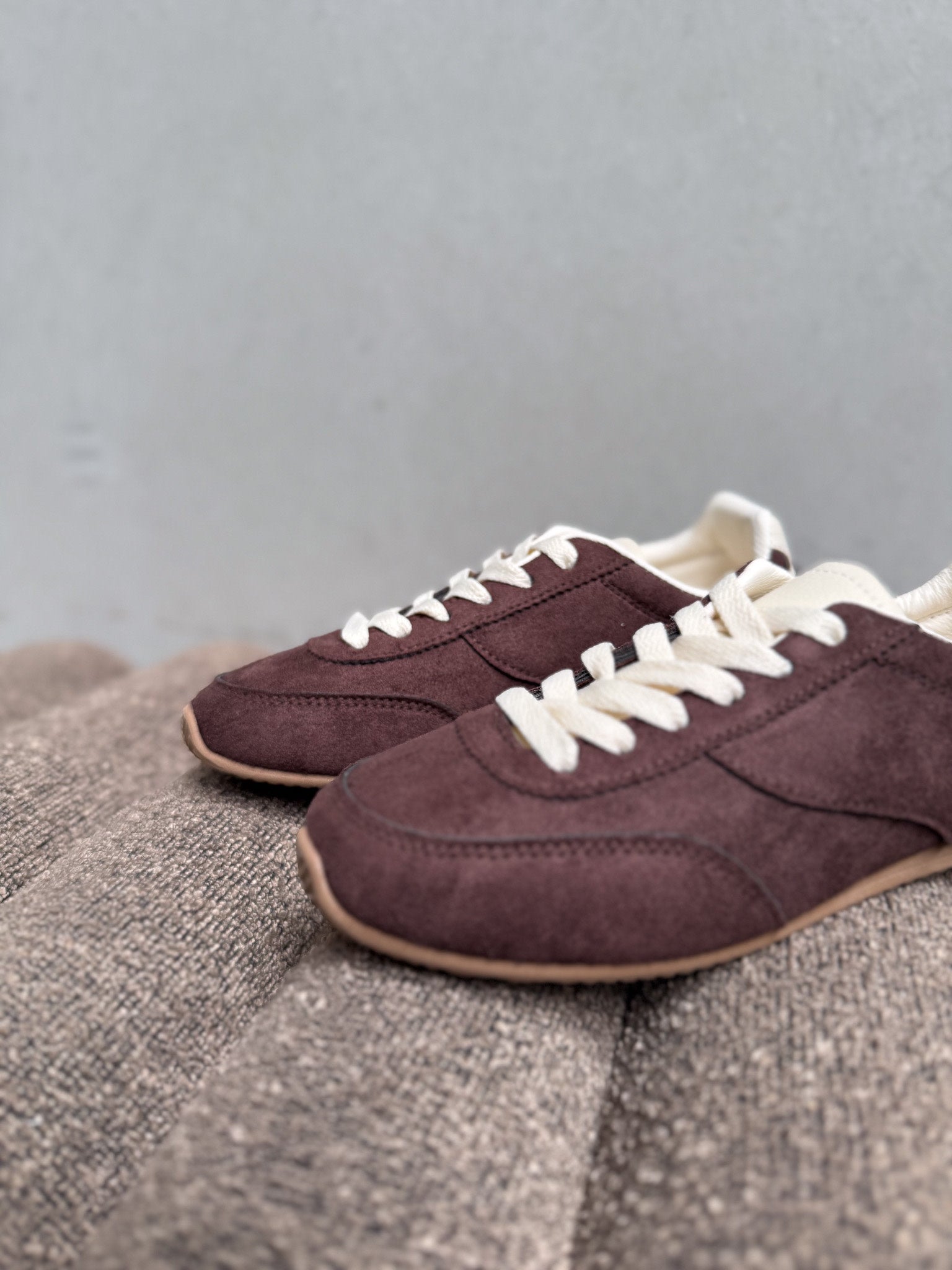 Monique sneakers donkerbruin