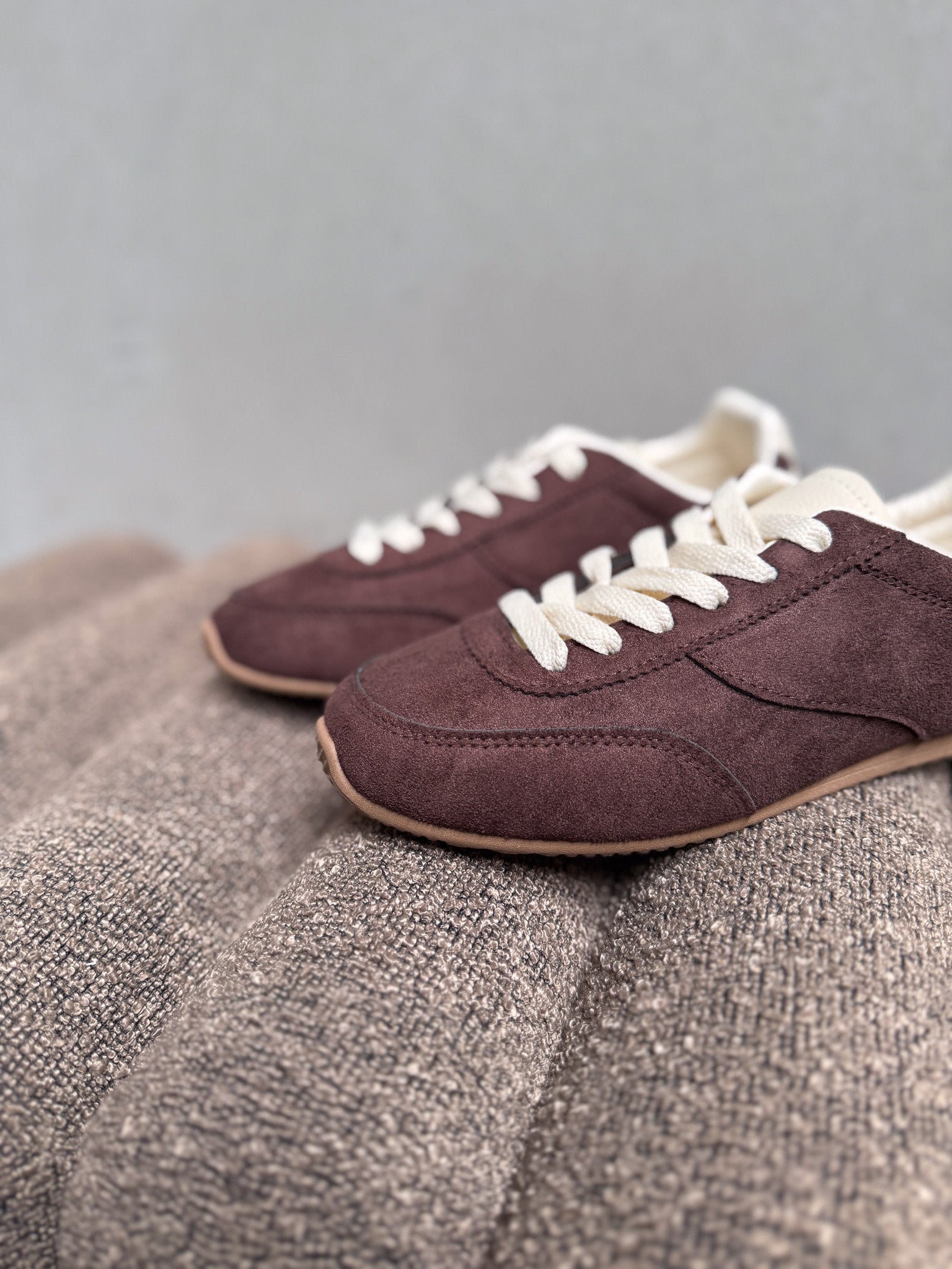 Monique sneakers donkerbruin