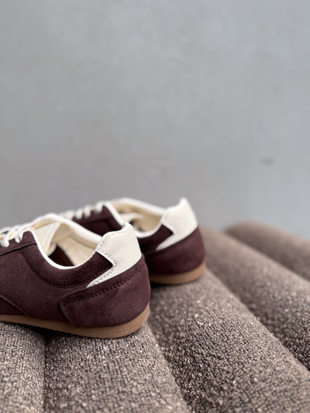 Monique sneakers donkerbruin