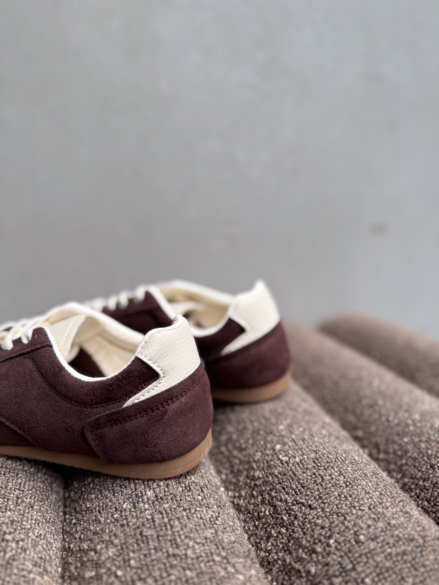 Monique sneakers donkerbruin