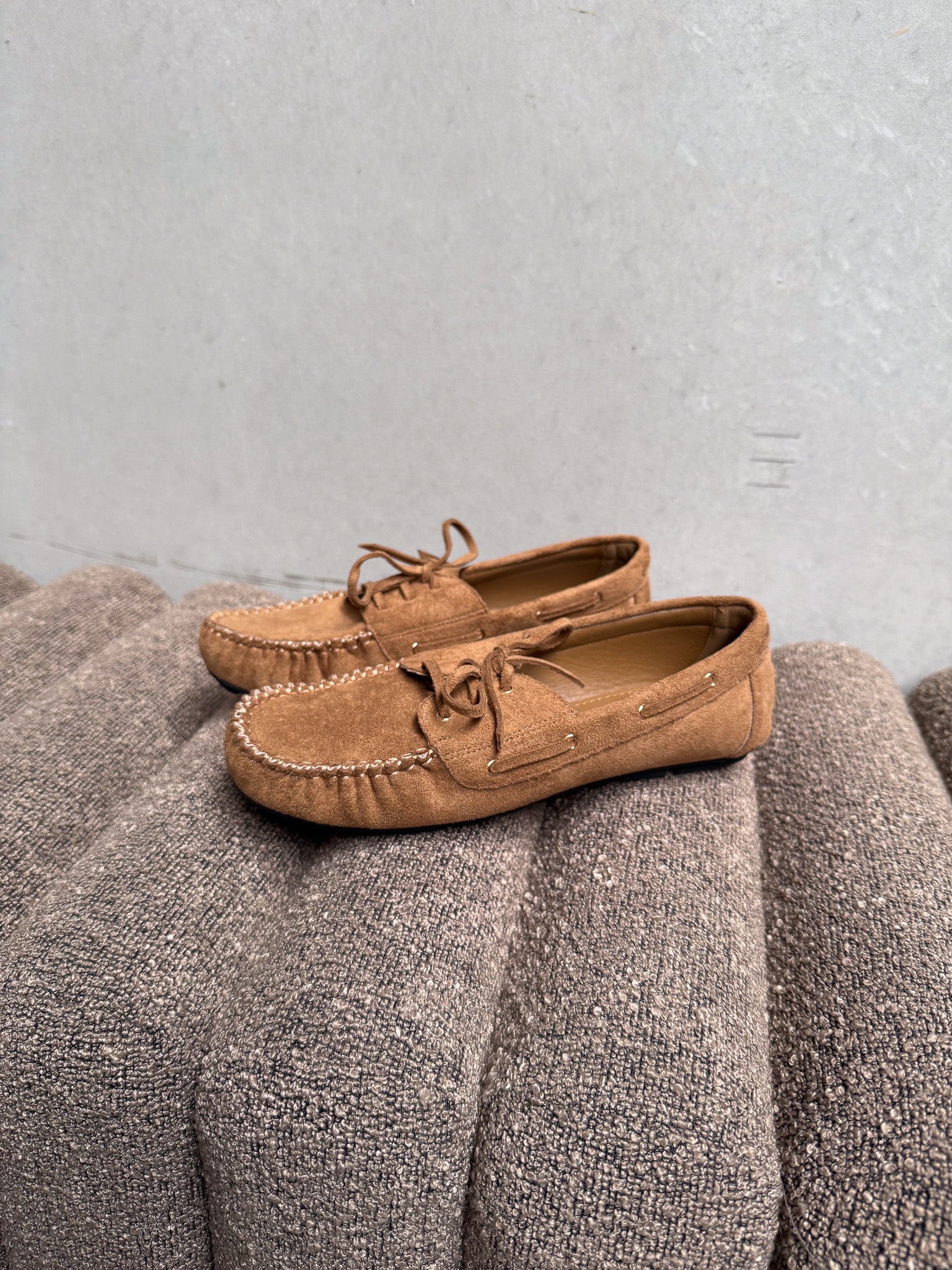 Francine moccasins camel