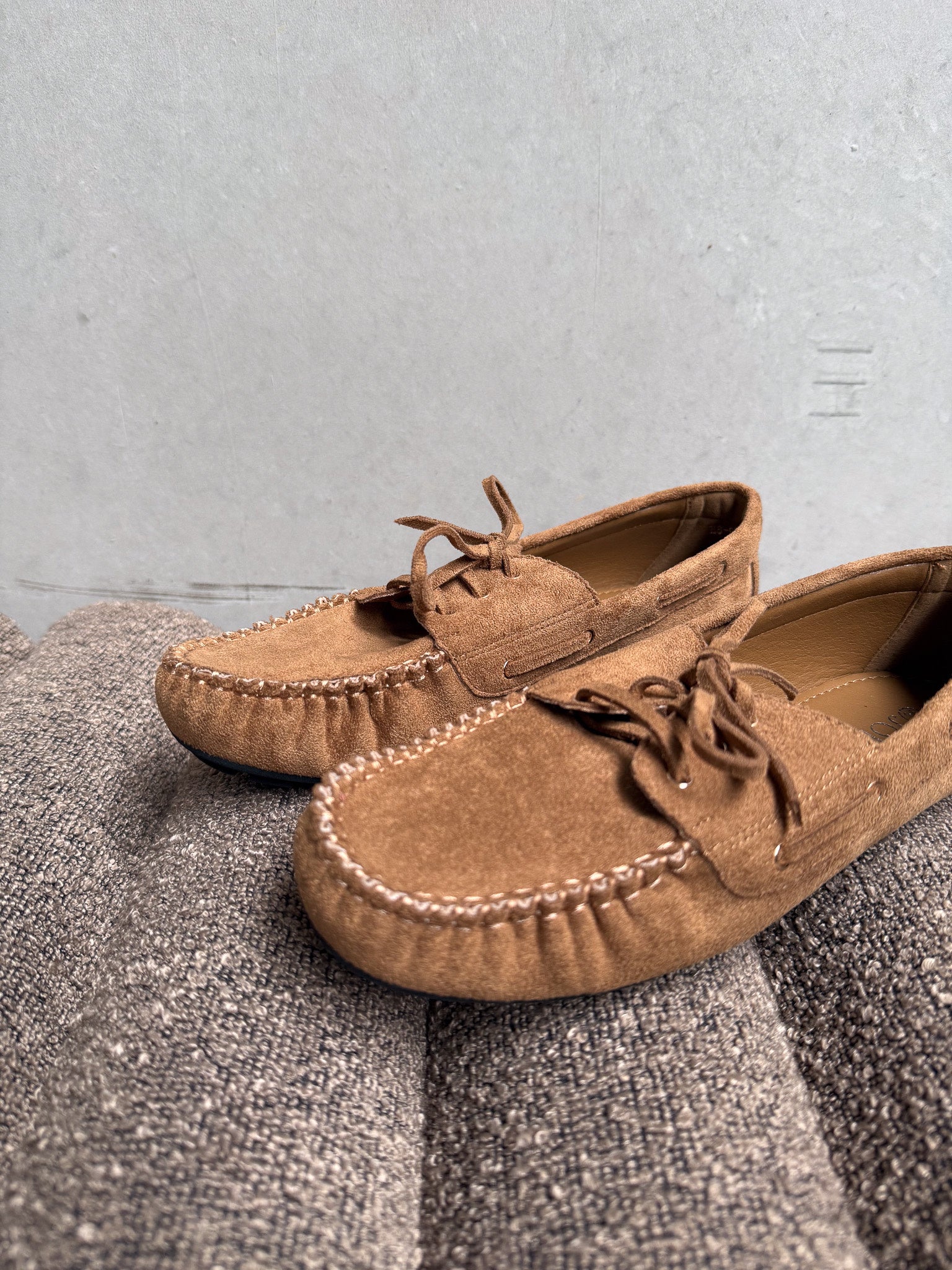 Francine moccasins camel
