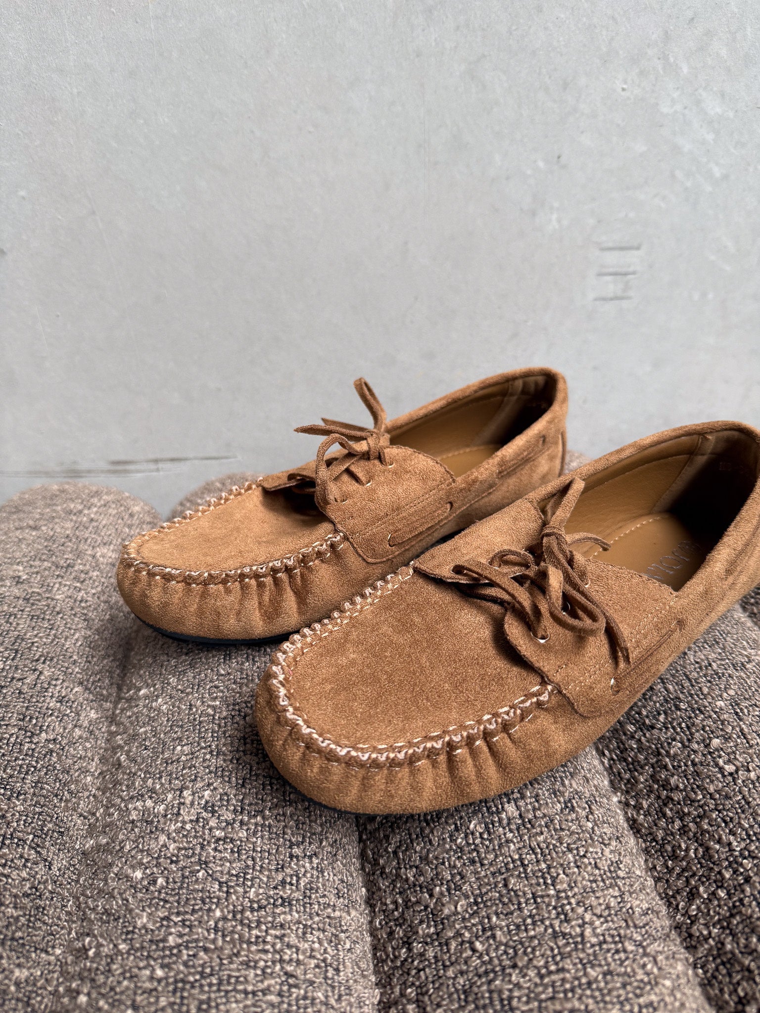 Francine moccasins camel